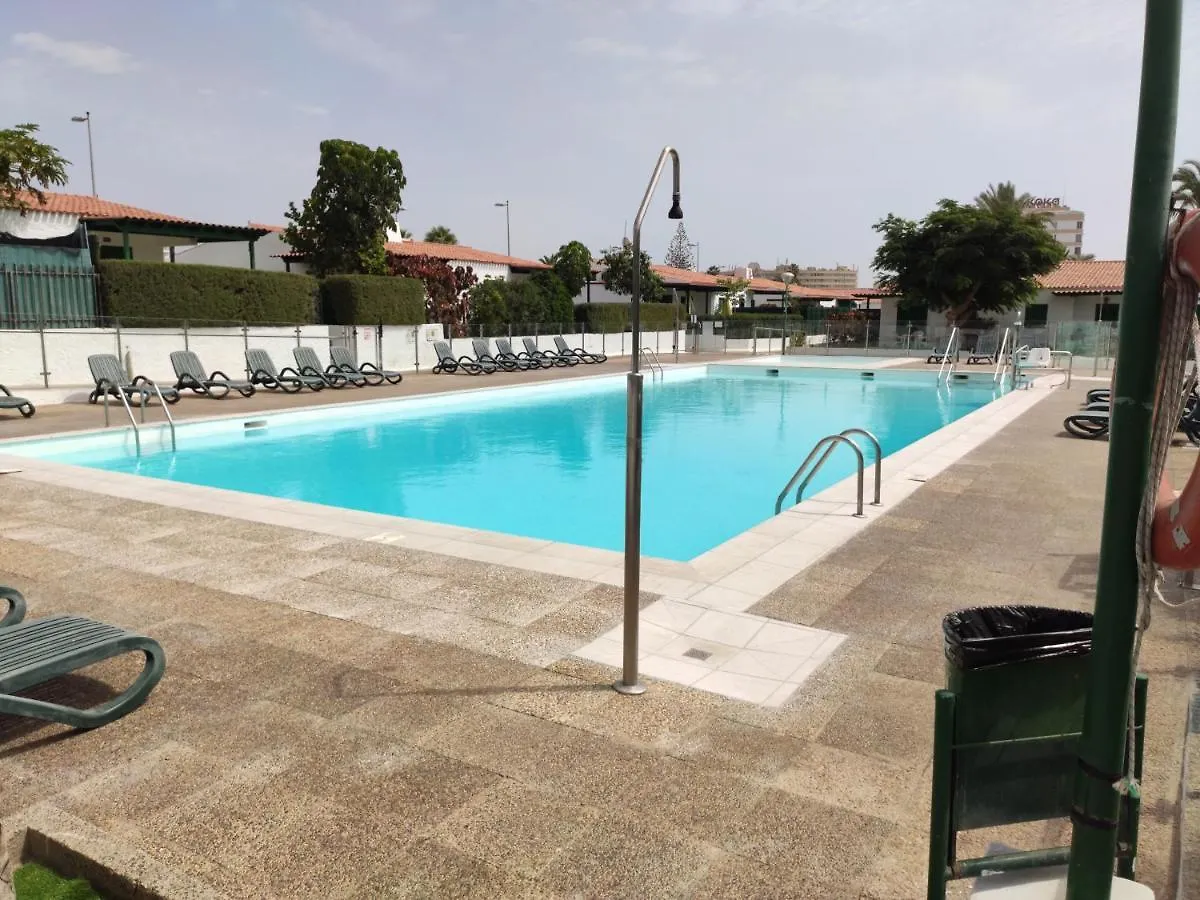 Semesterbostad Bungalow With Private Garden Nex To Yumbo Center Villa Maspalomas